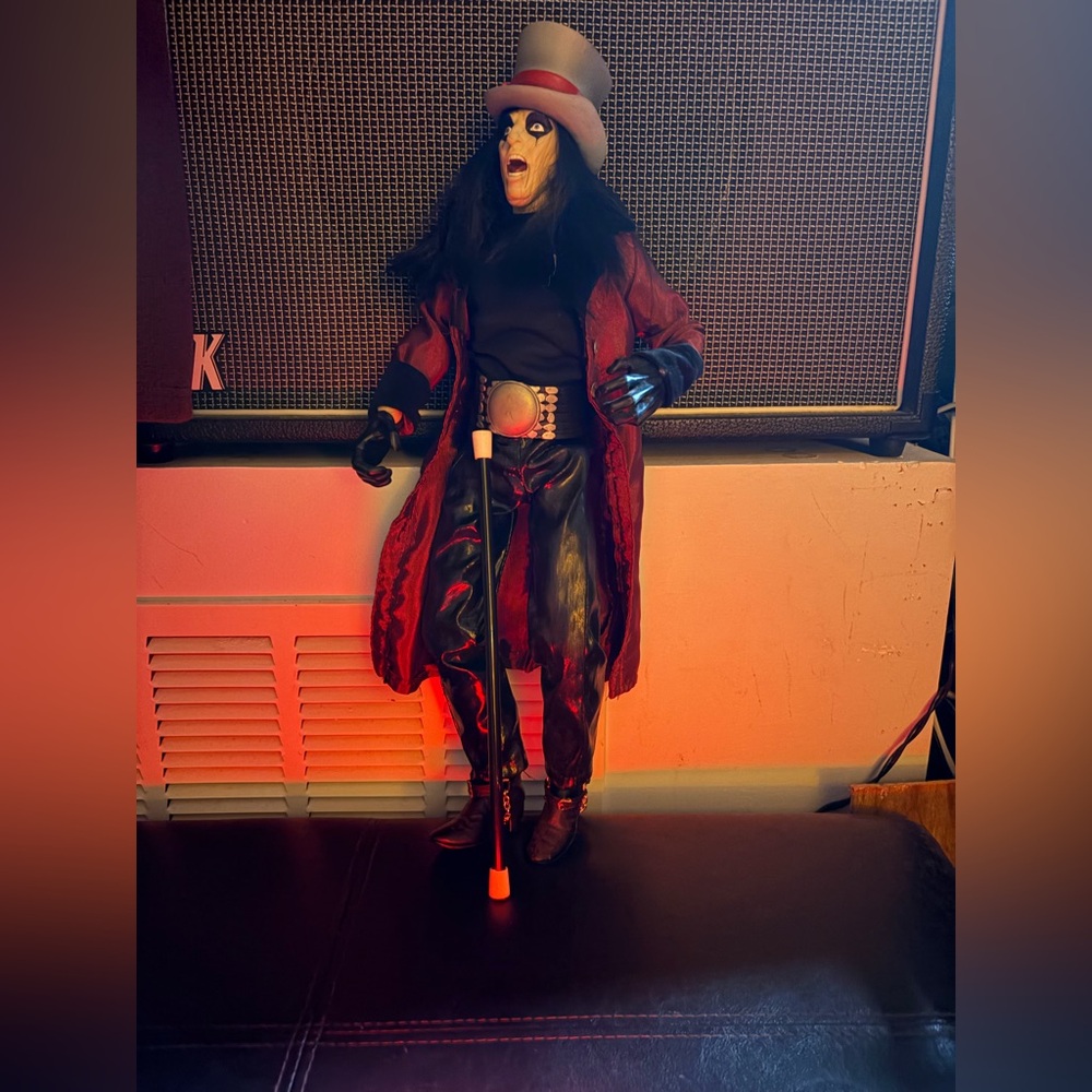 ALICE COOPER Art Asylum Ultimate Series 18" Figure 2002 NIB 🔥 Rare🔥WORKS!!!!!!!